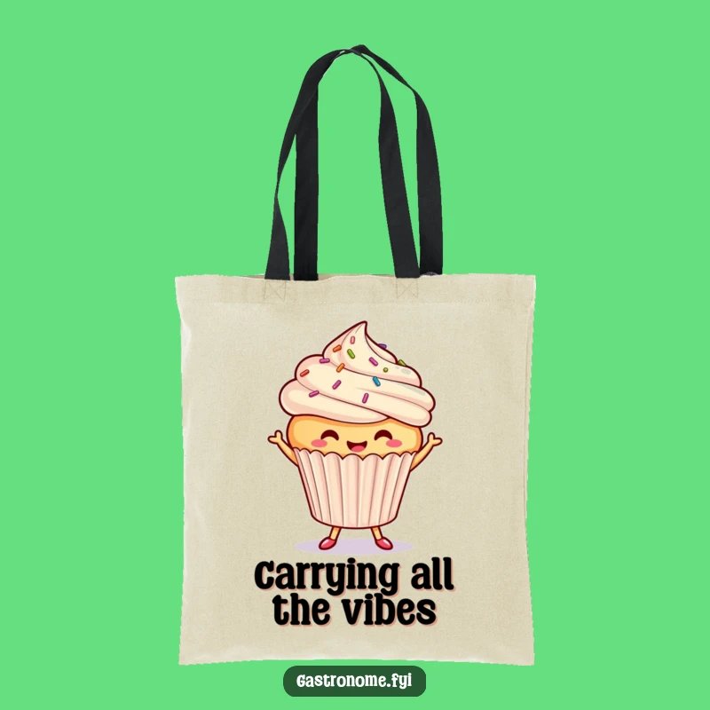 Funny Dancing Cupcake Tote Bag - Carry Your Sweet Style