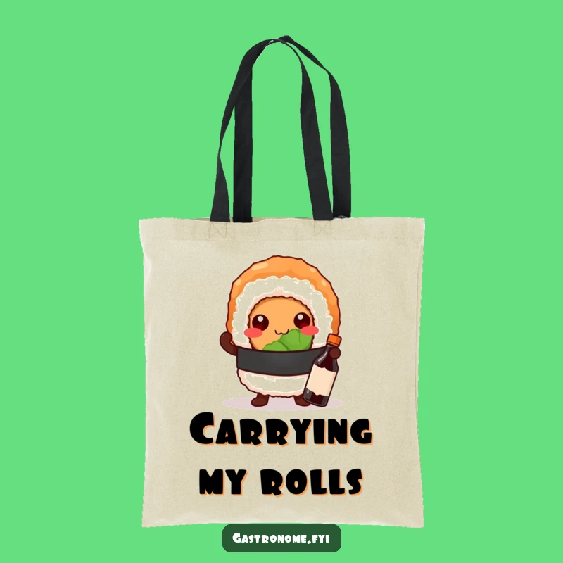Funny Sushi Roll Tote Bag - Carry Your Style with Pride Gift