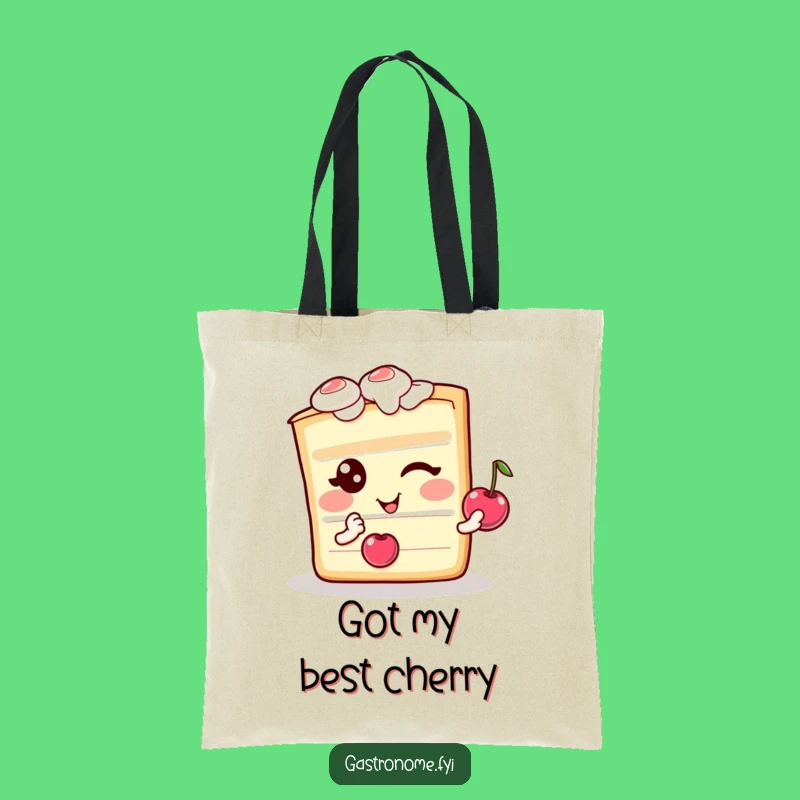 Funny Winking Cake Tote Bag - Carry Your Laughs in Style with this Funny Gift