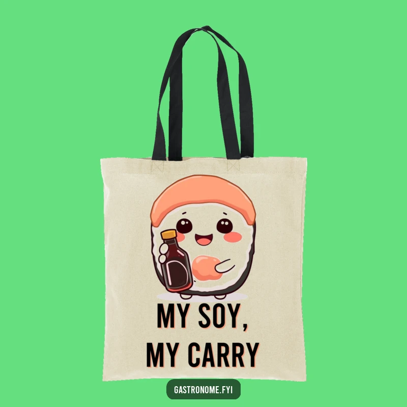Funny Sushi Tote Bag: Carry Your Love for Rolls